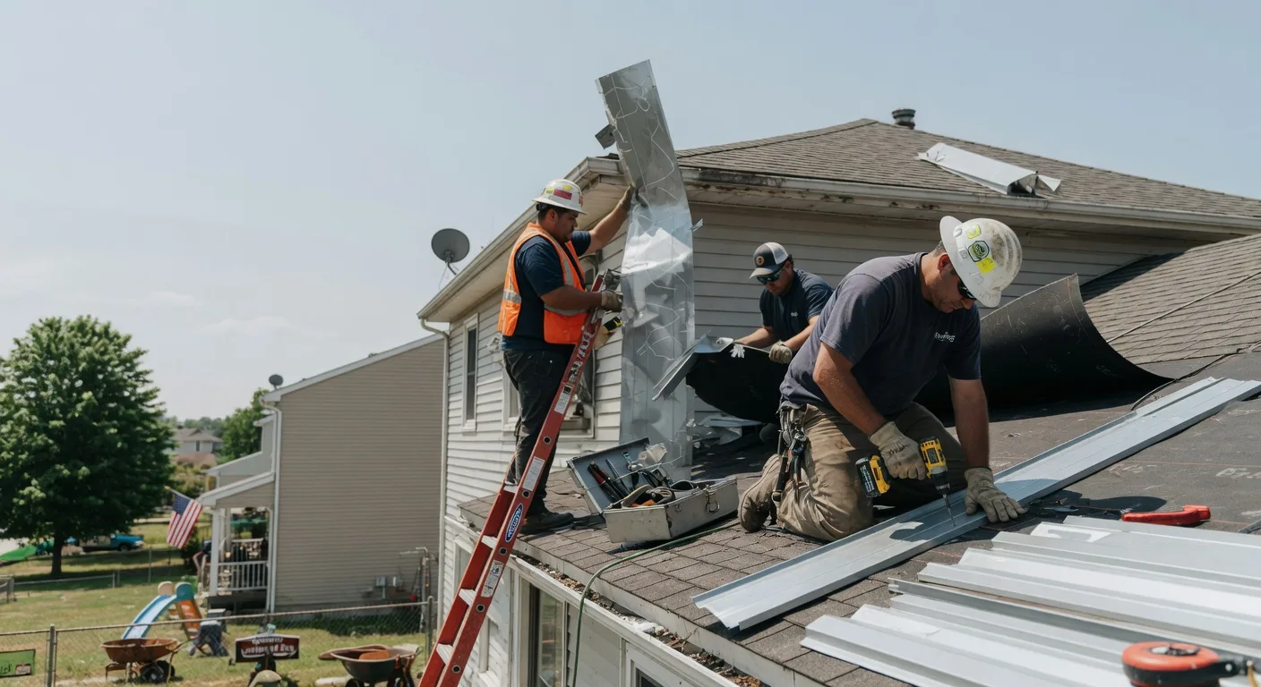 Storm Damage Metal Roof Repair in Livingston Manor, NY